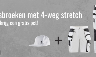 De perfecte schildersbroek met 4-weg stretch!