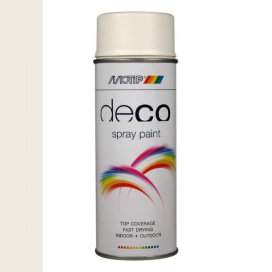 Motip Deco Spray Paint - Mat RAL 9010