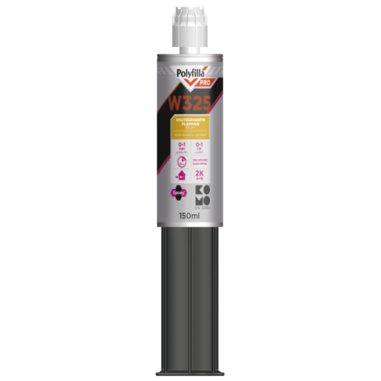 Polyfilla Pro W325 2K Houtreparatieplamuur op basis van epoxy. Bestel snel bij Verfpoint.nl!