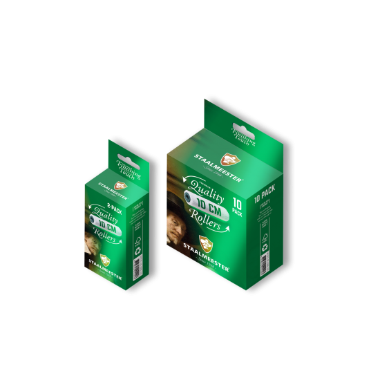 Staalmeester Microvilt rollers 2-pack, geschikt voor de verwerking van alle lakken en vernissen. Bestel direct online, en profiteer van hoge kortingen!