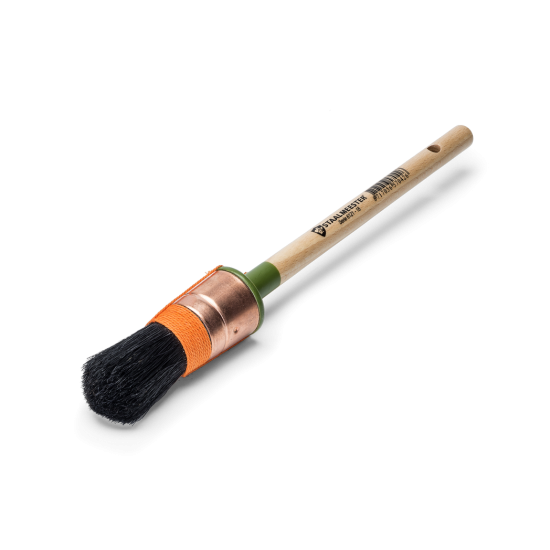 Staalmeester Patentpuntkwast 6121. Geschikt voor terpentine verven en voorzien van de beste kwaliteit Chinees Varkenshaar. Bestel direct online, en profiteer van hoge kortingen!