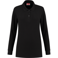 WorkWoman Poloshirt Outfitters Longsleeve - 81063 Zwart