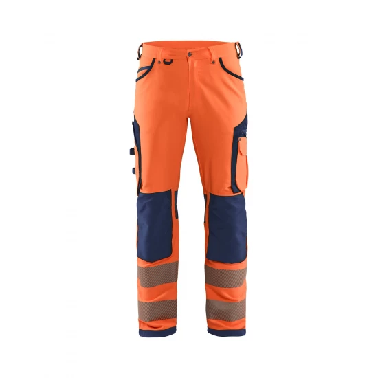 Blåkläder 1197 High Vis Werkbroek 4-weg Stretch veelzijdige en comfortabele werkbroek. Gratis verzending!