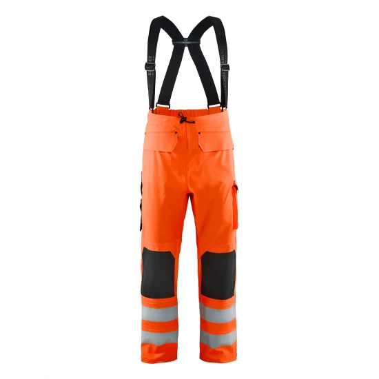 Blåkläder 1306 Regenbroek High Vis Level 3 gemaakt van sterk wind- en waterdicht materiaal. Gratis verzending!
