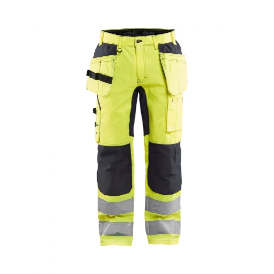 Blaklader 1552 High Vis Werkbroek met Stretch. Extreem slijtvast. Gratis verzending!