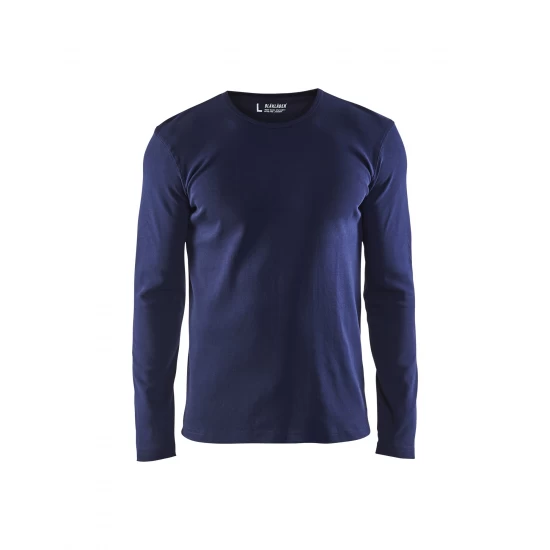Blaklader T-Shirt lange mouw, een comfortabel en modern t-shirt voor onder een vest of jas!