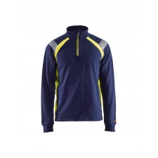 Blåkläder 3432 Sweatshirt Halve Rits Visible