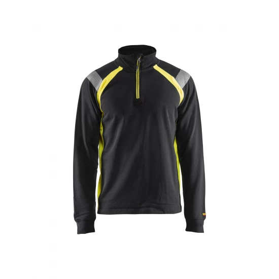 Blåkläder 3432 Sweatshirt Halve Rits Visible
