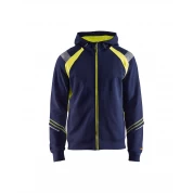 Blåkläder 3433 Hooded Sweatshirt Hele Rits Visible