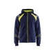 Blåkläder 3433 Hooded Sweatshirt Hele Rits Visible