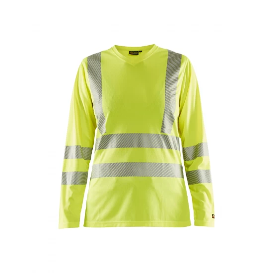 Blåkläder 3485 Dames T-Shirt lange mouw High Vis