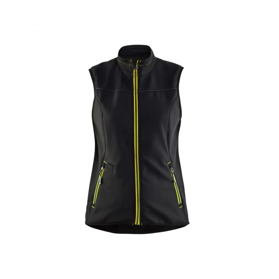 Blåkläder 3851 Dames Softshell Bodywarmer. Comfortabele bodywarmer met een zachte fleecevoering in de kraag. Bestel direct online, en profiteer van hoge kortingen!