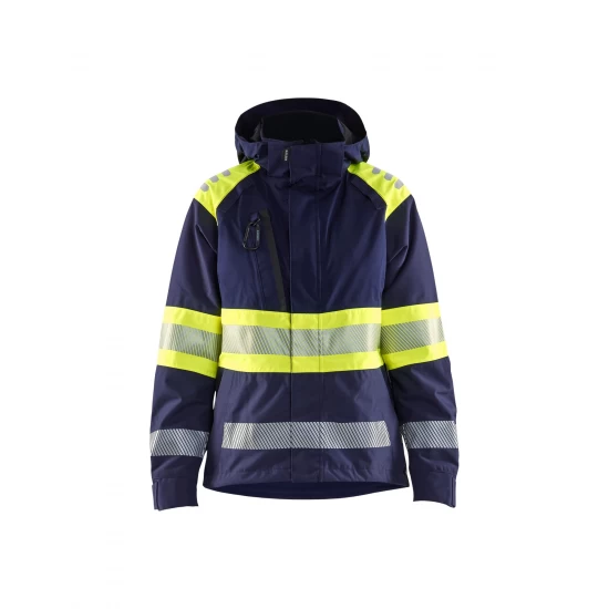 Blåkläder 4430 Dames Shelljack High Vis voorzien van een geborstelde mesh voering. Bestel snel bij Verfpoint.nl!