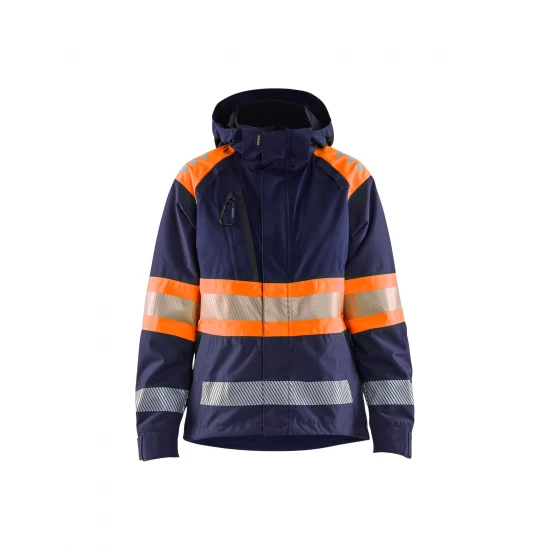 Blåkläder 4430 Dames Shelljack High Vis voorzien van een geborstelde mesh voering. Bestel snel bij Verfpoint.nl!