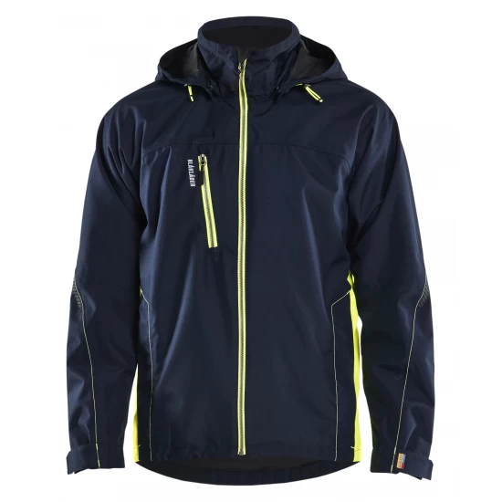 Blåkläder 4790 Shell Jack Bi-Colour. Warm Shelljack die bescherming geeft tegen wind, regen en externe slijtage. Bestel direct online, en profiteer van hoge kortingen!