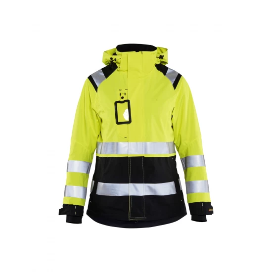 Blåkläder 4904 Dames Shell Jack High Vis. Wind- en waterdichte high visibility jas. Bestel direct online, en profiteer van hoge kortingen!