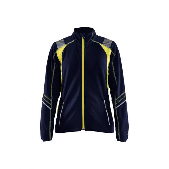 Dames Microfleece Jack van Blaklader. Houdt de kou weg en is prettig om te dragen. Bestel voordelig bij Verfpoint.nl.
