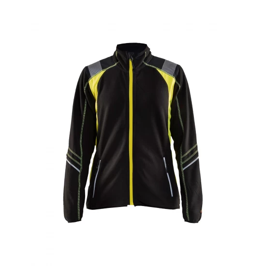 Dames Microfleece Jack van Blaklader. Houdt de kou weg en is prettig om te dragen. Bestel voordelig bij Verfpoint.nl.