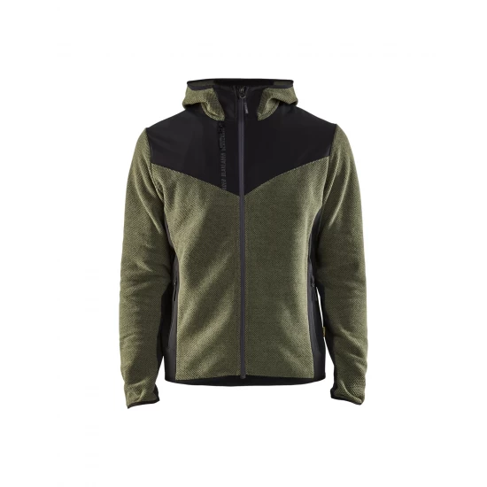 Blåkläder 5940 Gebreid jack met Softshell, en voorzien van praktische zakken. Bestel direct online, en profiteer van hoge kortingen!