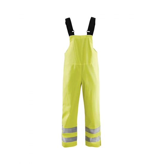 Blaklader 1386 Bretelregenbroek High Vis Level 3