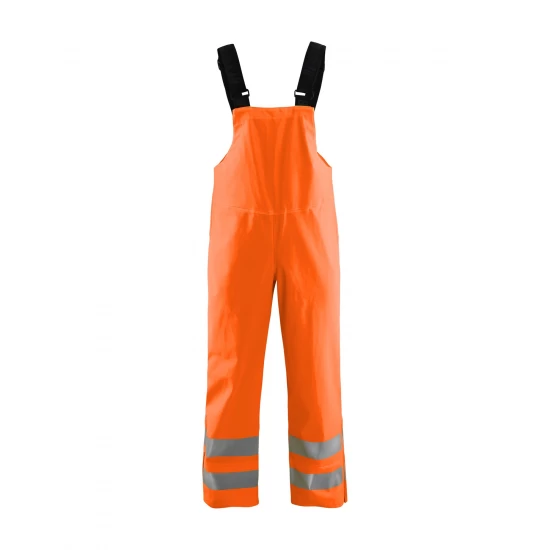 Blaklader 1386 Bretelregenbroek High Vis Level 3