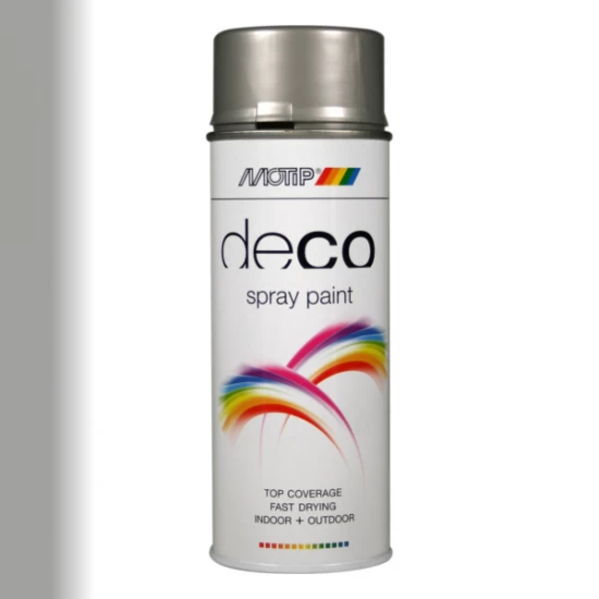 Motip Deco Spray Paint - Hoogglans RAL 9006