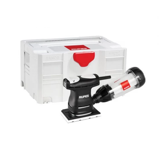 Rupes LE71TE Box Rechthoek Schuurmachine van hoge kwaliteit in een box. Bestel snel bij Verfpoint.nl.