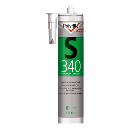 Polyfilla Pro S340 Buitenvoeg Reparatiepasta