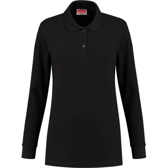 Dames poloshirt longsleeve gemaakt van hoogwaardige kwaliteit gekamd katoen. Bestel snel bij Verfpoint.nl.